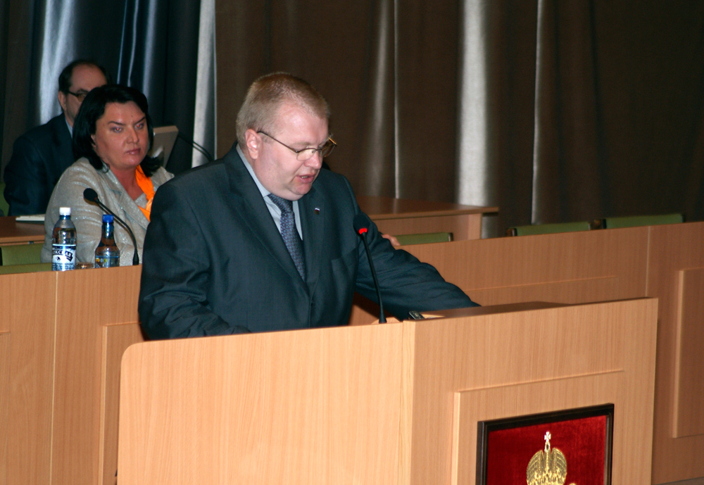 Вчера состоялось первое заседание молодежного парламента Тульской области