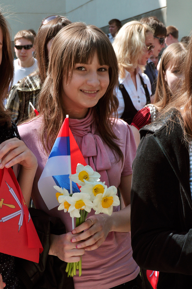 У университетской Стелы Памяти прошел 25-й традиционный митинг, посвященный юбилею Великой Победы