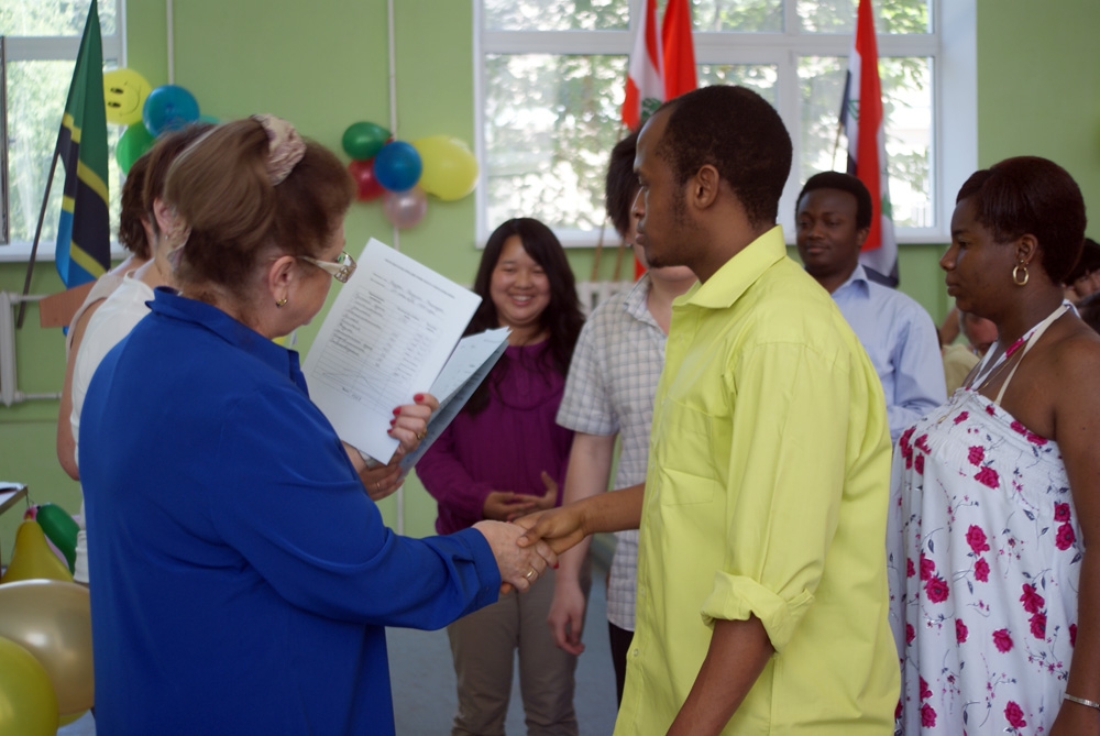 Выпускной в Центре довузовской подготовки иностранных граждан