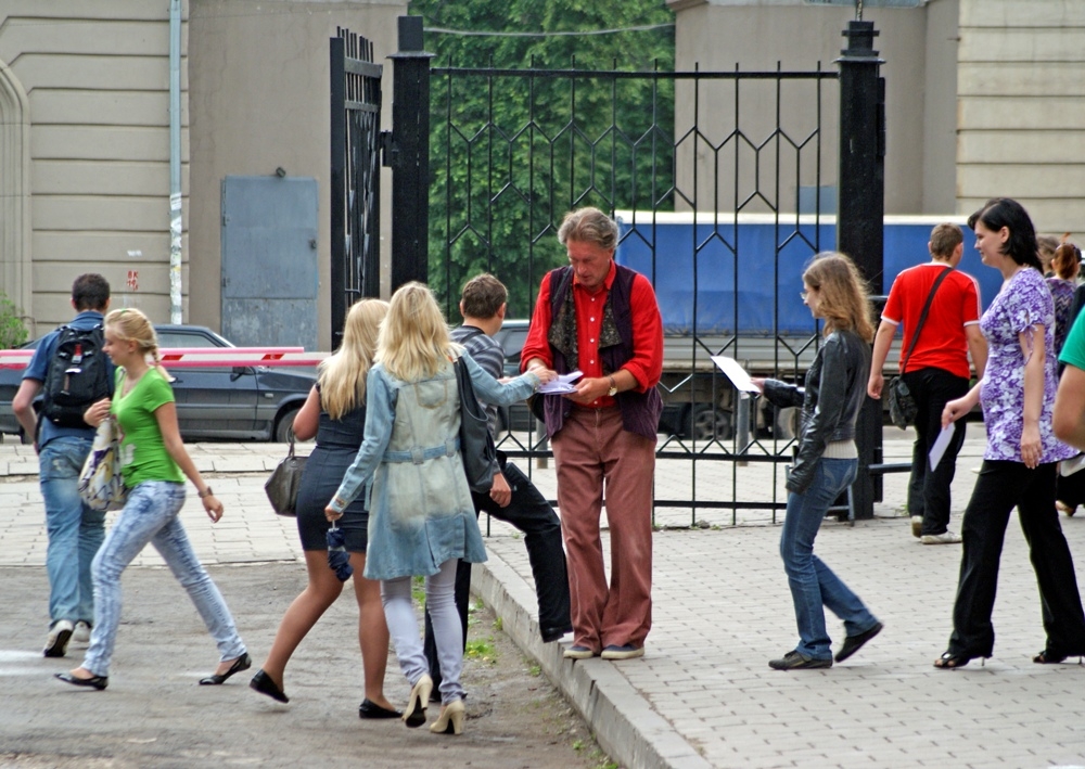 Студенты-флешмобберы ТулГУ на Первом канале 