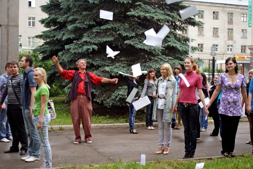 Студенты-флешмобберы ТулГУ на Первом канале 