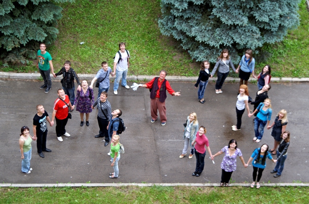 Студенты-флешмобберы ТулГУ на Первом канале 