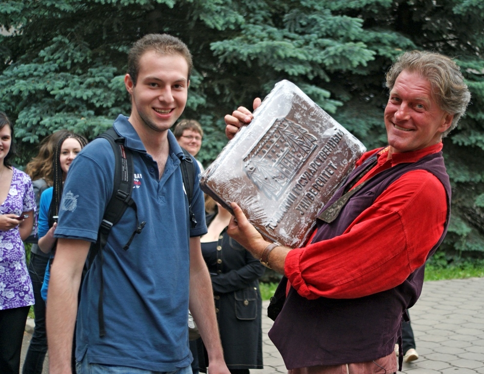 Студенты-флешмобберы ТулГУ на Первом канале 