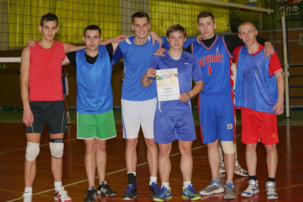 Волейболисты-победители