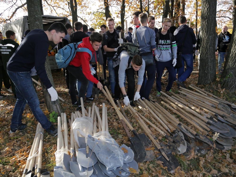 Зелёный щит на страже города