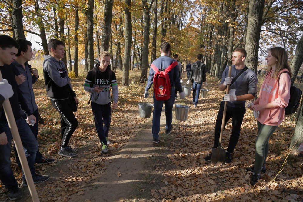 Зелёный щит на страже города