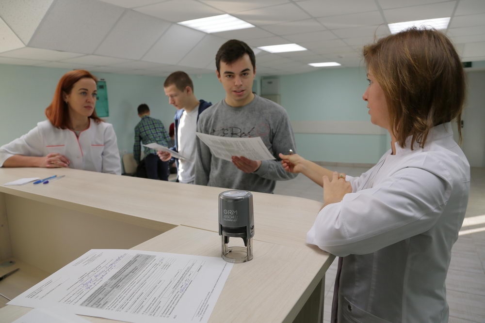 Медосмотр — первый на старт!