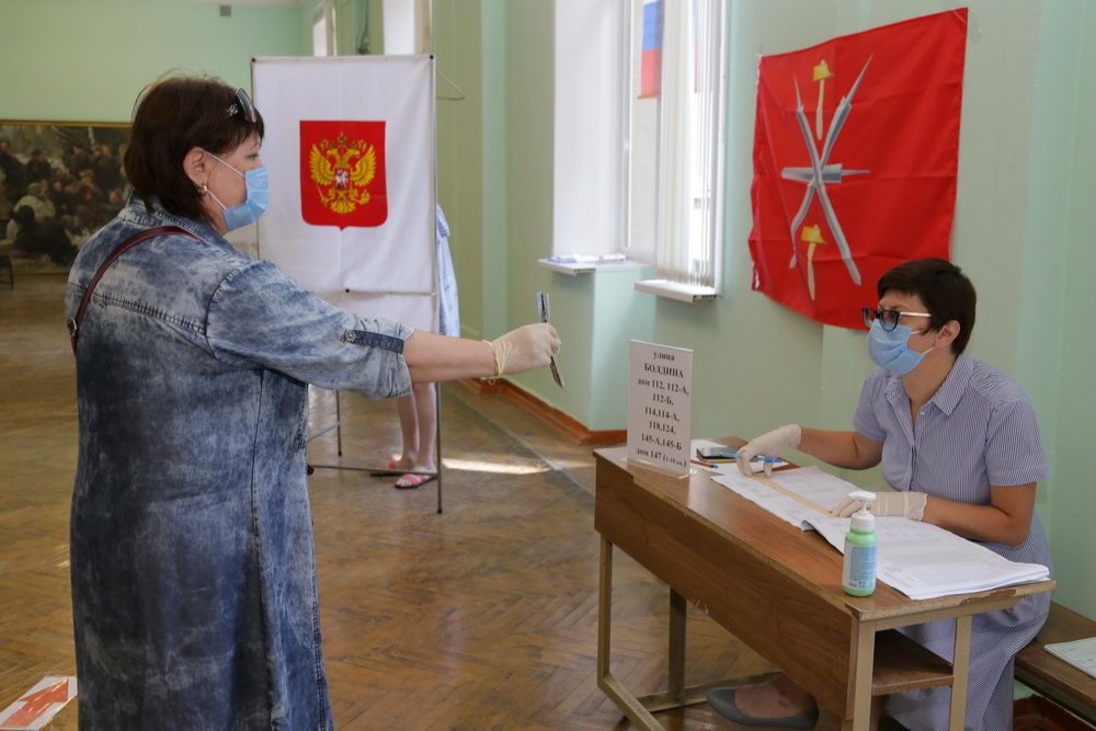 Голосование по поправкам в Конституцию РФ