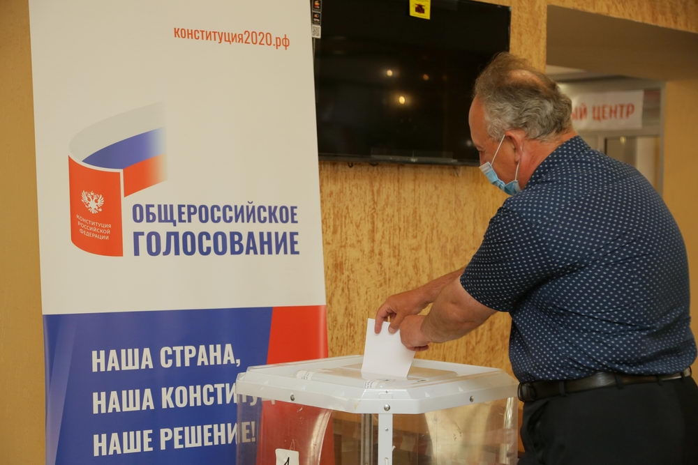 Голосование по поправкам в Конституцию РФ