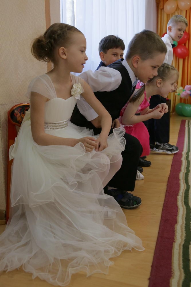 Жалко расставаться с любимым детским садом          