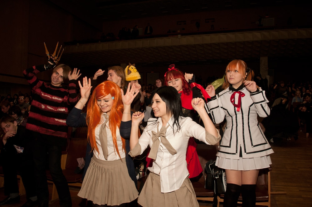 «Снежный танец» в стиле аниме