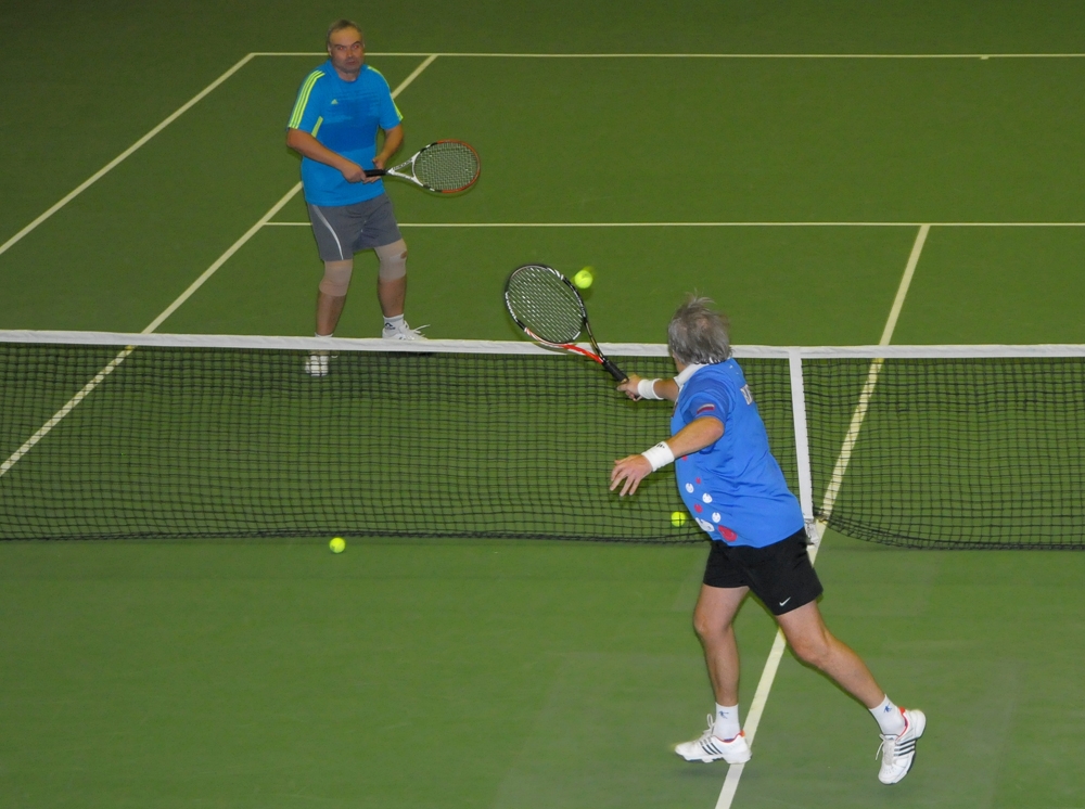 Рождественские сеты на теннисном корте ТулГУ