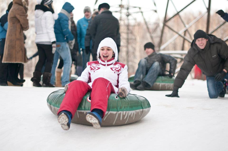 Татьяна Долина — королева тюбингов