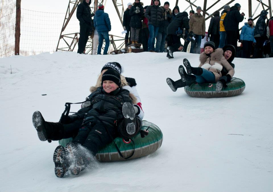 Татьяна Долина — королева тюбингов