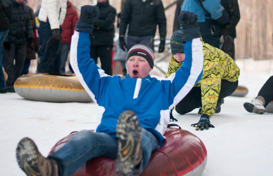 Татьяна Долина — королева тюбингов