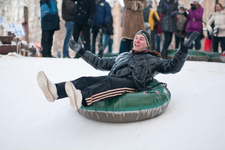 Татьяна Долина — королева тюбингов