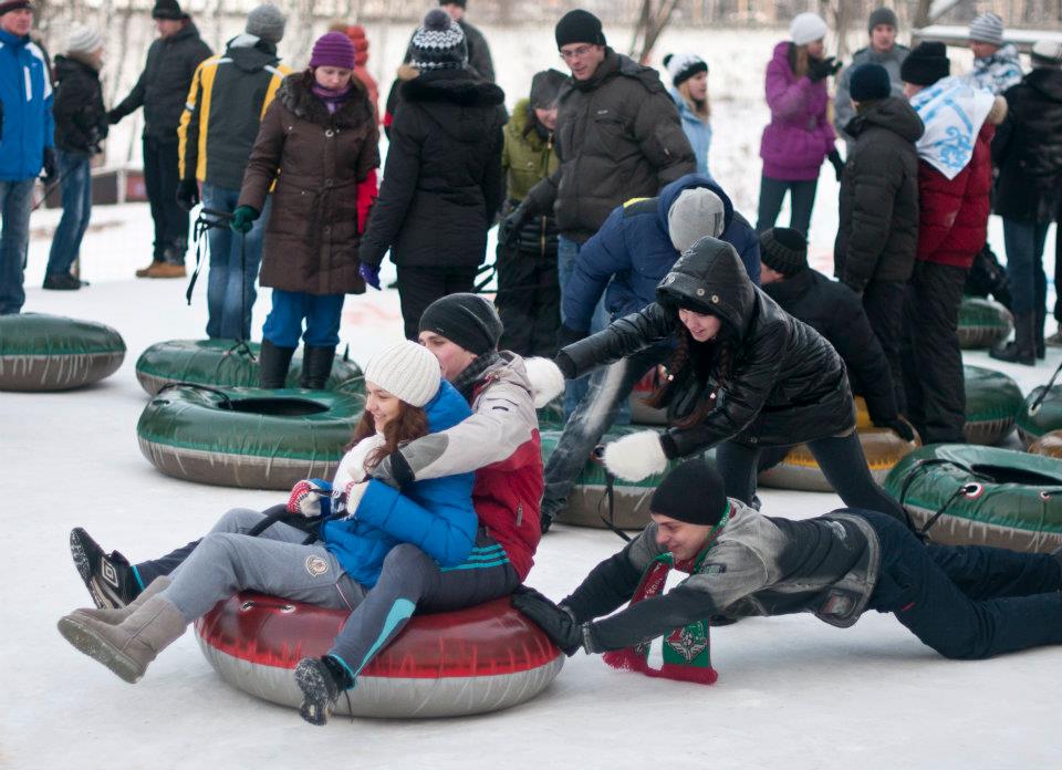 Татьяна Долина — королева тюбингов