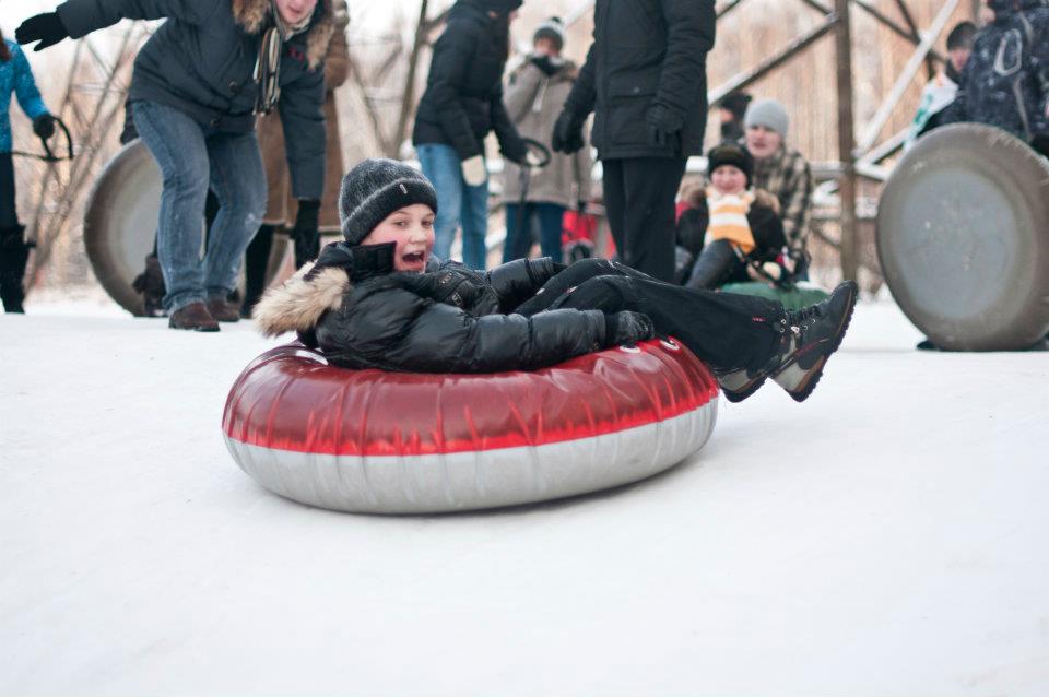 Татьяна Долина — королева тюбингов