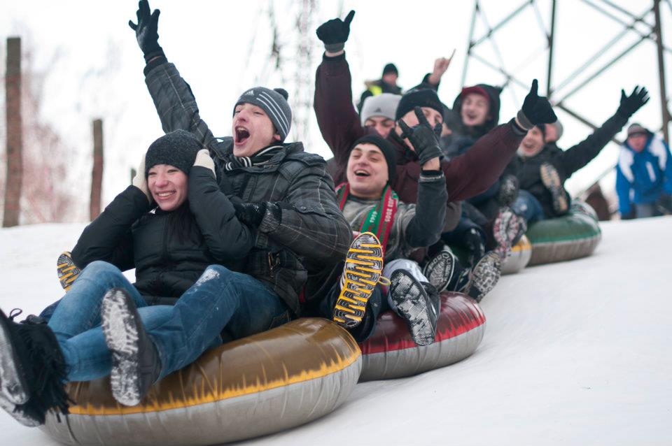 Татьяна Долина — королева тюбингов
