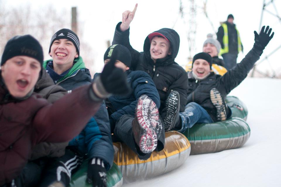 Татьяна Долина — королева тюбингов