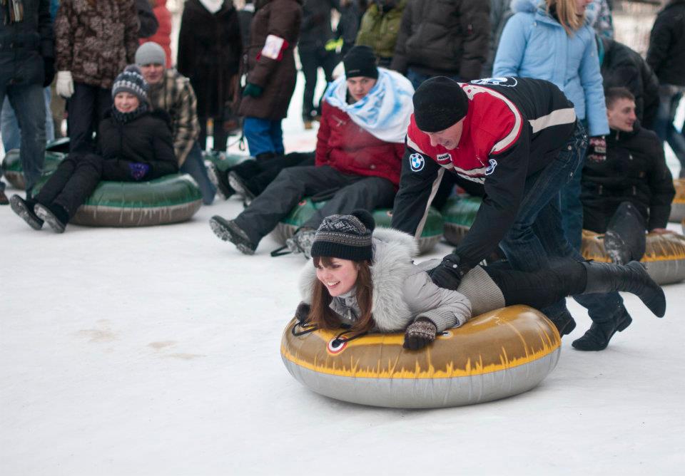 Татьяна Долина — королева тюбингов