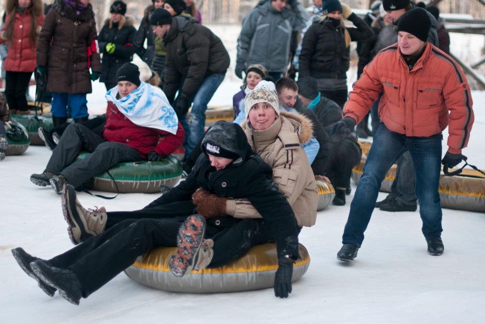 Татьяна Долина — королева тюбингов