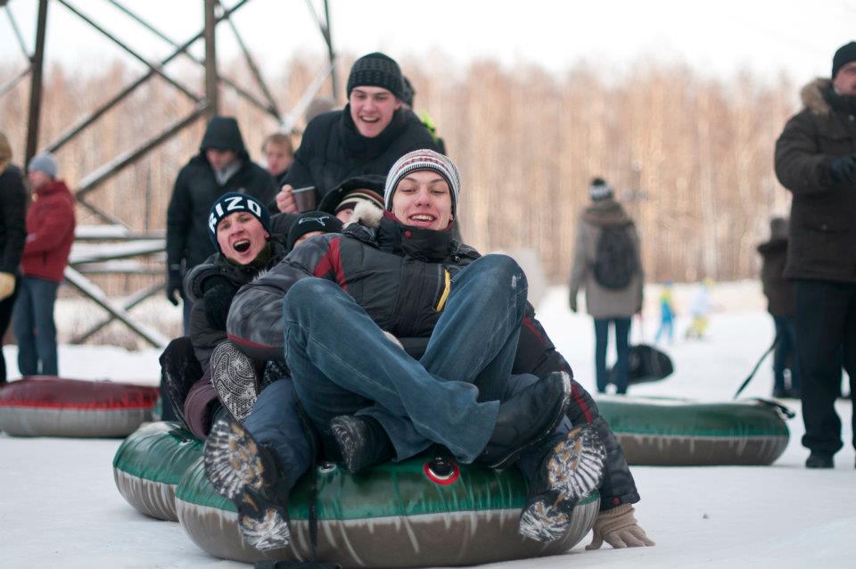Татьяна Долина — королева тюбингов