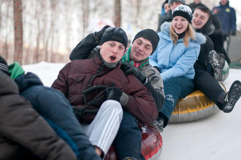 Татьяна Долина — королева тюбингов