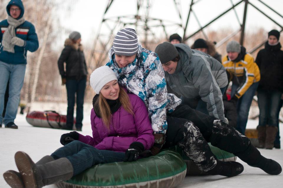 Татьяна Долина — королева тюбингов